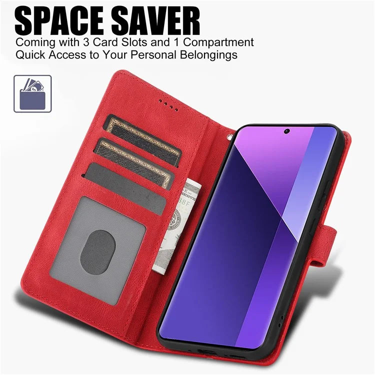 For Xiaomi Redmi Note 13 Pro+ 5G Cell Phone Cases Magnetic Clasp Leather Stand Cover