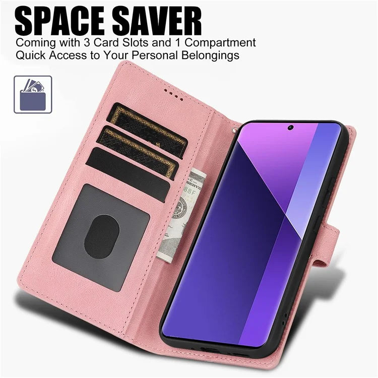 For Xiaomi Redmi Note 13 Pro+ 5G Cell Phone Cases Magnetic Clasp Leather Stand Cover
