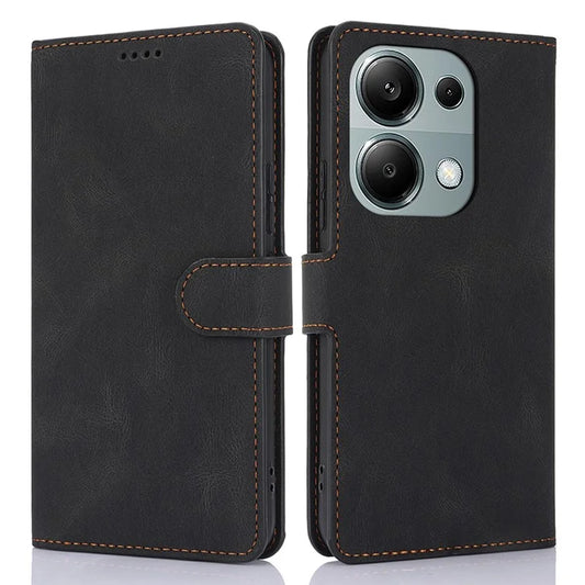 For Xiaomi Redmi Note 13 5G / Redmi Note 13 5G (China) Case Magnetic Clasp Leather Stand Card Slot Cover