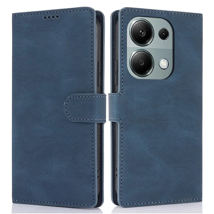For Xiaomi Redmi Note 13 5G / Redmi Note 13 5G (China) Case Magnetic Clasp Leather Stand Card Slot Cover