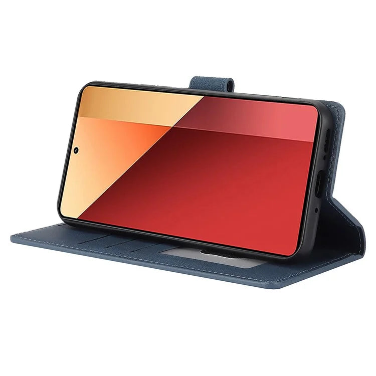 For Xiaomi Redmi Note 13 5G / Redmi Note 13 5G (China) Case Magnetic Clasp Leather Stand Card Slot Cover