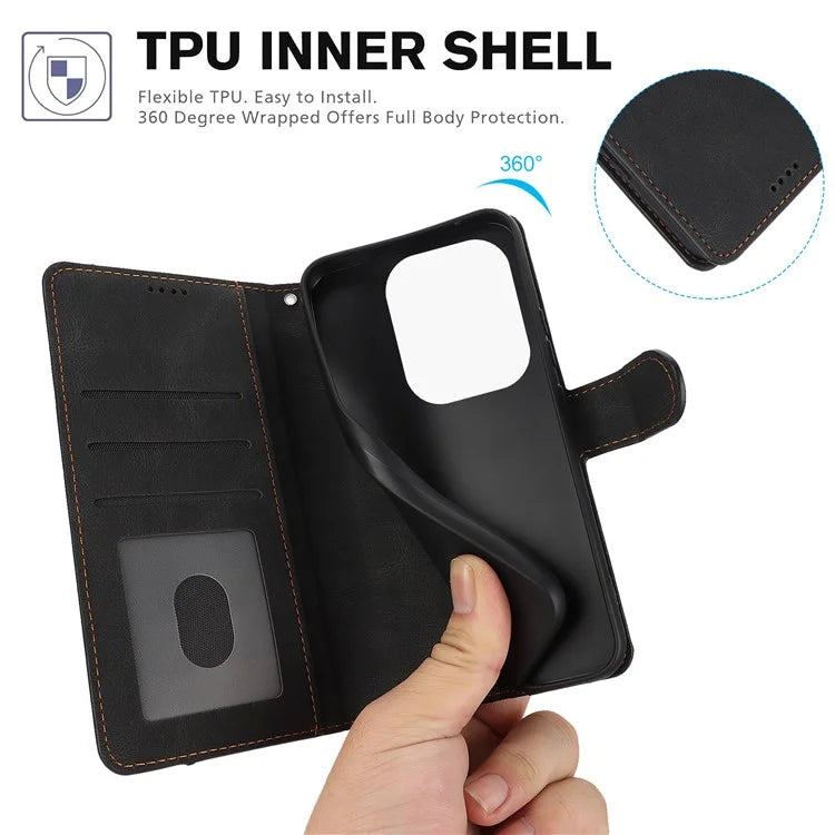 For Xiaomi Redmi Note 13 Pro 5G / Poco X6 5G Cases Magnetic Clasp Leather Cell Phone Cover
