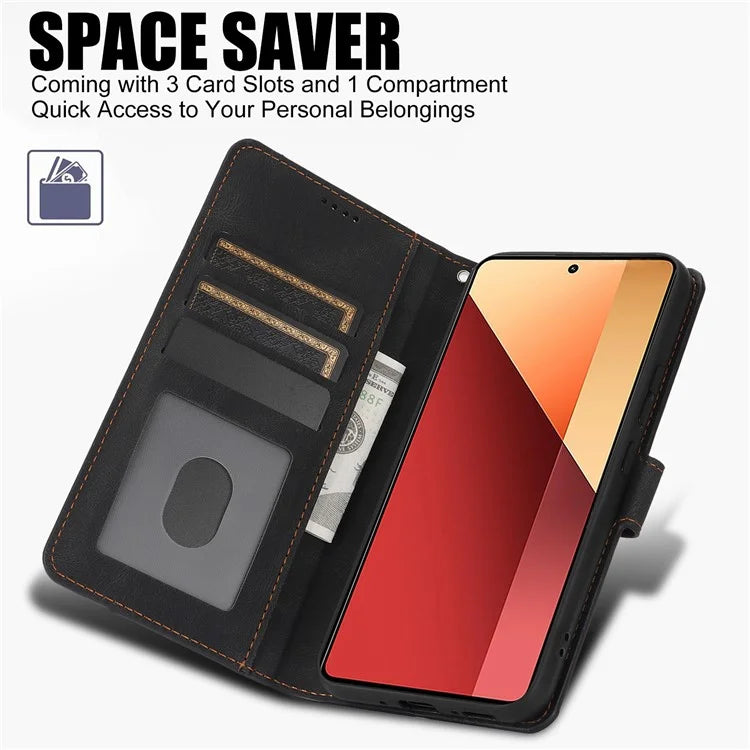 For Xiaomi Redmi Note 13 Pro 5G / Poco X6 5G Cases Magnetic Clasp Leather Cell Phone Cover