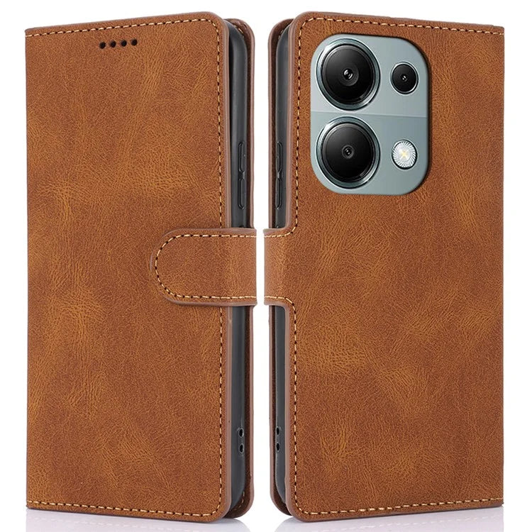 For Xiaomi Redmi Note 13 Pro 5G / Poco X6 5G Cases Magnetic Clasp Leather Cell Phone Cover
