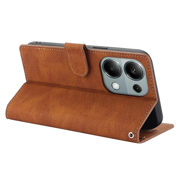 For Xiaomi Redmi Note 13 Pro 5G / Poco X6 5G Cases Magnetic Clasp Leather Cell Phone Cover