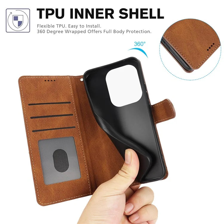 For Xiaomi Redmi Note 13 Pro 5G / Poco X6 5G Cases Magnetic Clasp Leather Cell Phone Cover