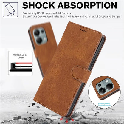 For Xiaomi Redmi Note 13 Pro 5G / Poco X6 5G Cases Magnetic Clasp Leather Cell Phone Cover