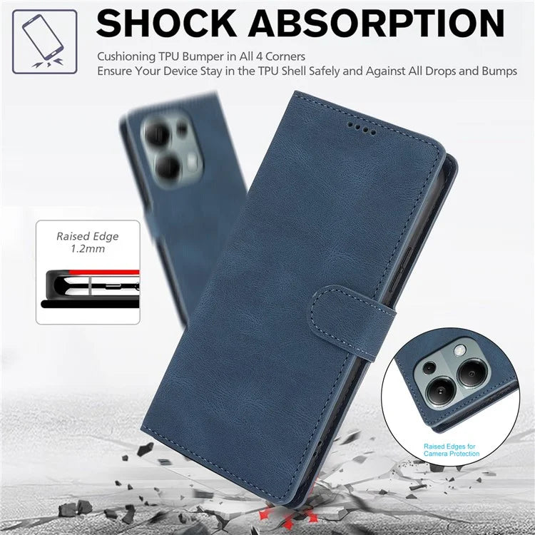 For Xiaomi Redmi Note 13 Pro 5G / Poco X6 5G Cases Magnetic Clasp Leather Cell Phone Cover