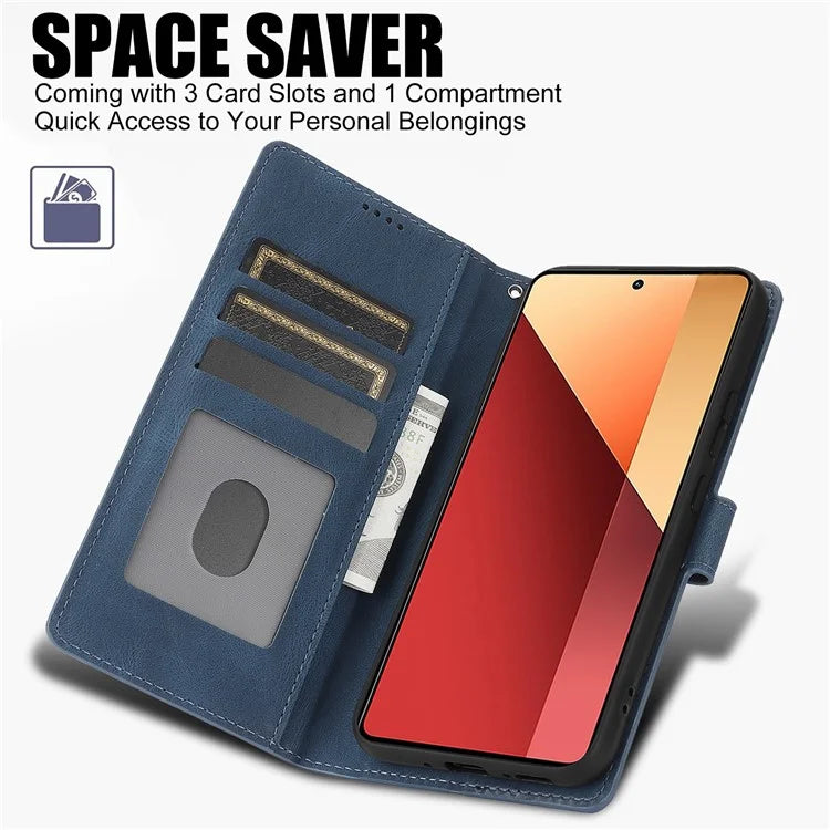 For Xiaomi Redmi Note 13 Pro 5G / Poco X6 5G Cases Magnetic Clasp Leather Cell Phone Cover