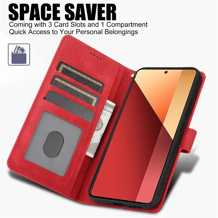 For Xiaomi Redmi Note 13 Pro 5G / Poco X6 5G Cases Magnetic Clasp Leather Cell Phone Cover