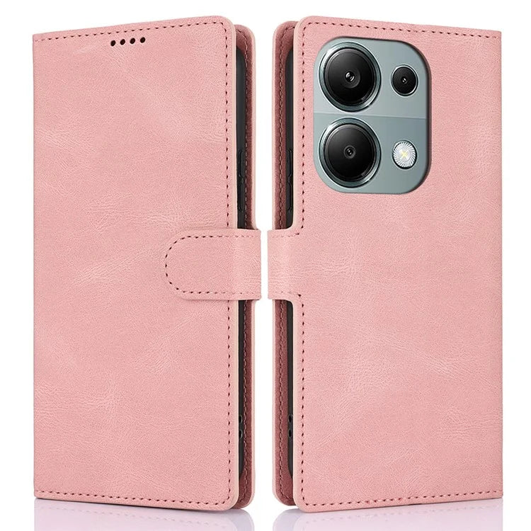 For Xiaomi Redmi Note 13 Pro 5G / Poco X6 5G Cases Magnetic Clasp Leather Cell Phone Cover