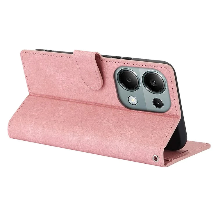 For Xiaomi Redmi Note 13 Pro 5G / Poco X6 5G Cases Magnetic Clasp Leather Cell Phone Cover