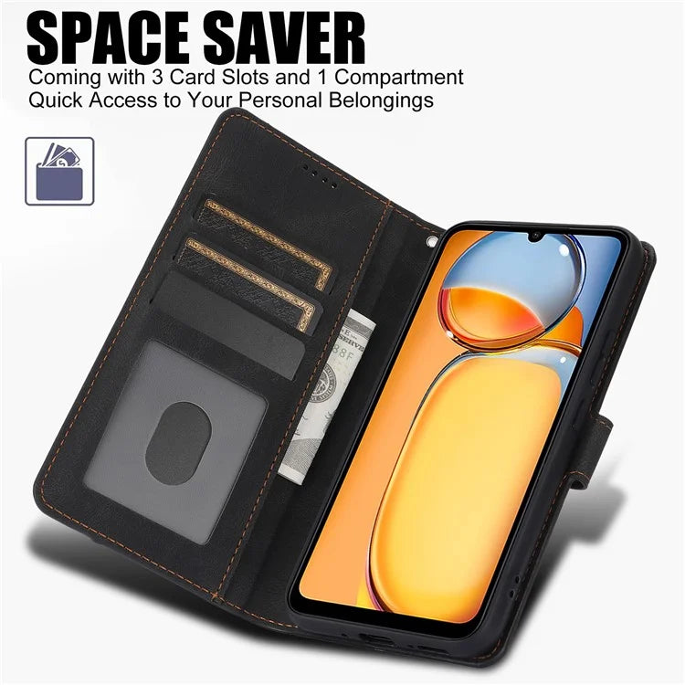 For Xiaomi Redmi 13C 4G / 5G / 13R 5G / Poco M6 5G / Poco C65 4G Phone Cases Shockproof Leather Flip Cover