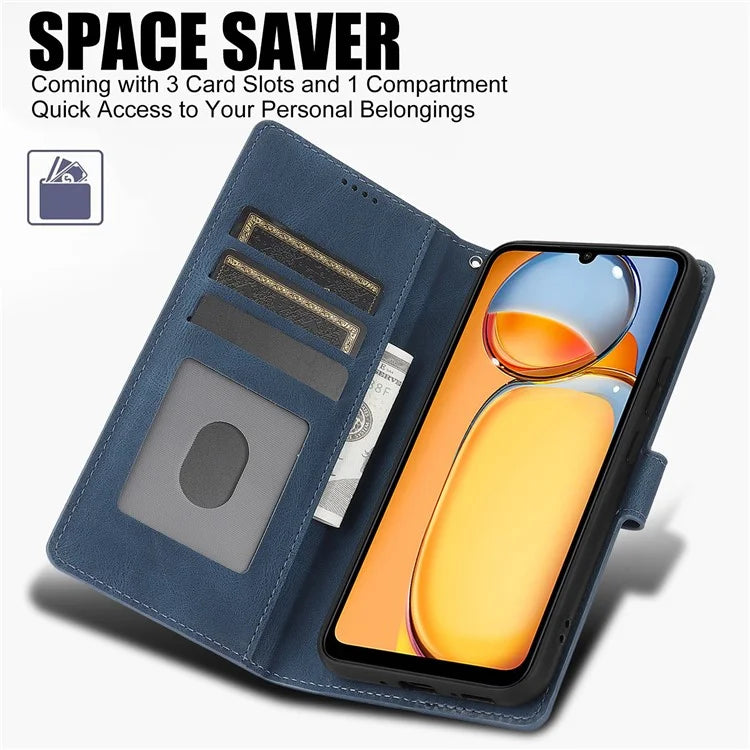 For Xiaomi Redmi 13C 4G / 5G / 13R 5G / Poco M6 5G / Poco C65 4G Phone Cases Shockproof Leather Flip Cover