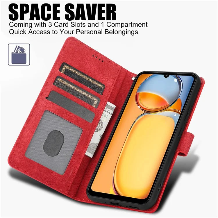For Xiaomi Redmi 13C 4G / 5G / 13R 5G / Poco M6 5G / Poco C65 4G Phone Cases Shockproof Leather Flip Cover