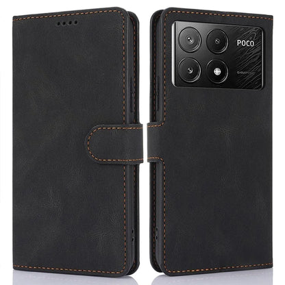 For Xiaomi Poco X6 Pro 5G / Redmi K70E 5G Cell Phone Cases Leather Wallet Cover with Magnetic Clasp