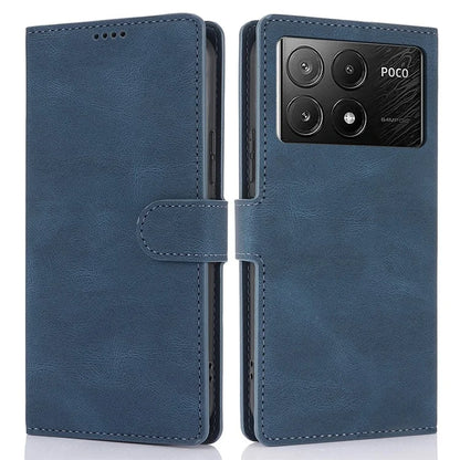 For Xiaomi Poco X6 Pro 5G / Redmi K70E 5G Cell Phone Cases Leather Wallet Cover with Magnetic Clasp