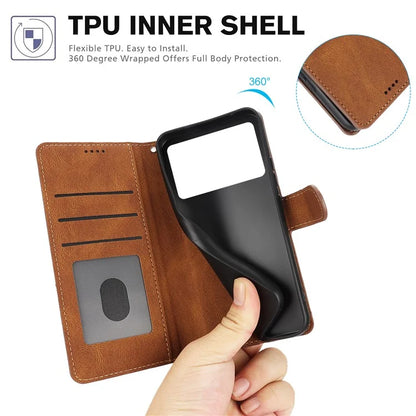 For Xiaomi Poco X6 Pro 5G / Redmi K70E 5G Cell Phone Cases Leather Wallet Cover with Magnetic Clasp