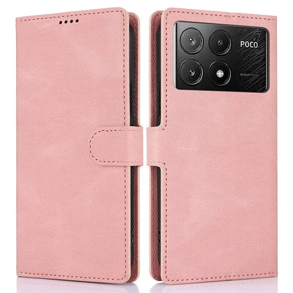For Xiaomi Poco X6 Pro 5G / Redmi K70E 5G Cell Phone Cases Leather Wallet Cover with Magnetic Clasp