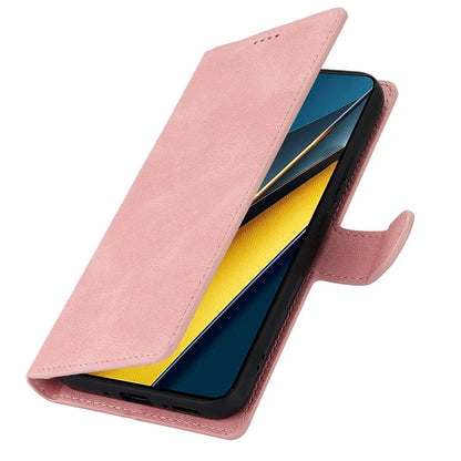 For Xiaomi Poco X6 Pro 5G / Redmi K70E 5G Cell Phone Cases Leather Wallet Cover with Magnetic Clasp