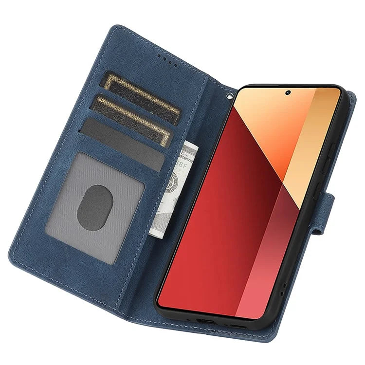 For Xiaomi Redmi Note 13 4G Wallet Cases Anti-Drop Leather Phone Cover
