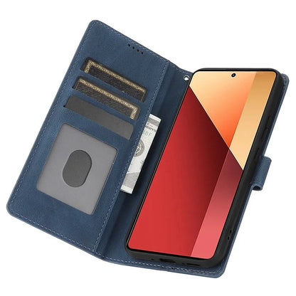 For Xiaomi Redmi Note 13 4G Wallet Cases Anti-Drop Leather Phone Cover