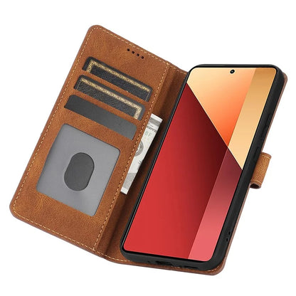 For Xiaomi Redmi Note 13 4G Wallet Cases Anti-Drop Leather Phone Cover
