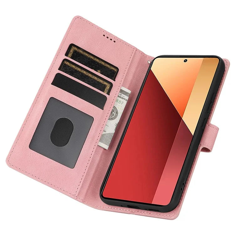 For Xiaomi Redmi Note 13 4G Wallet Cases Anti-Drop Leather Phone Cover