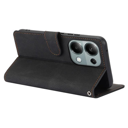 For Xiaomi Redmi Note 13 Pro 4G / Poco M6 Pro 4G Case Magnetic Clasp Card Holder Stand Phone Shell