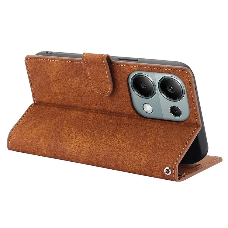 For Xiaomi Redmi Note 13 Pro 4G / Poco M6 Pro 4G Case Magnetic Clasp Card Holder Stand Phone Shell