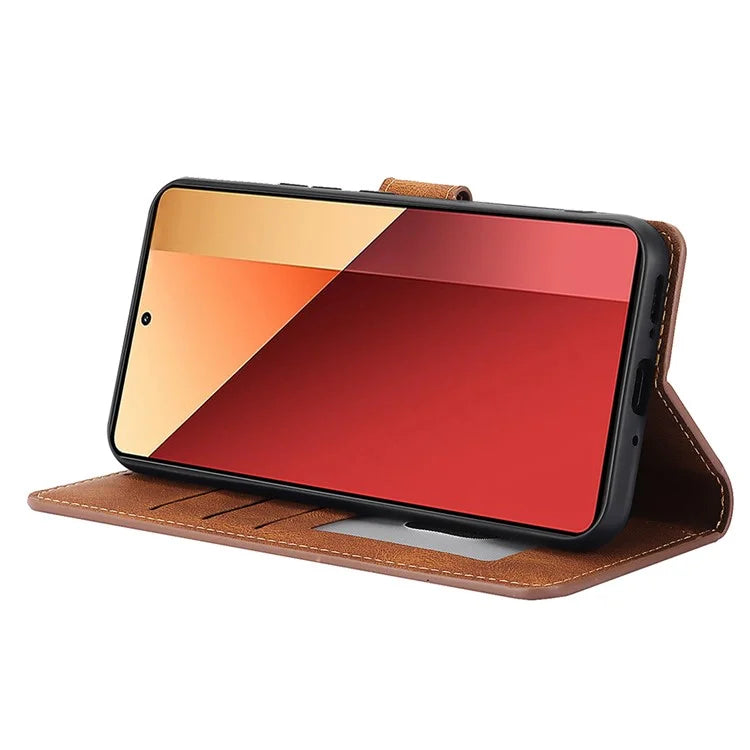 For Xiaomi Redmi Note 13 Pro 4G / Poco M6 Pro 4G Case Magnetic Clasp Card Holder Stand Phone Shell