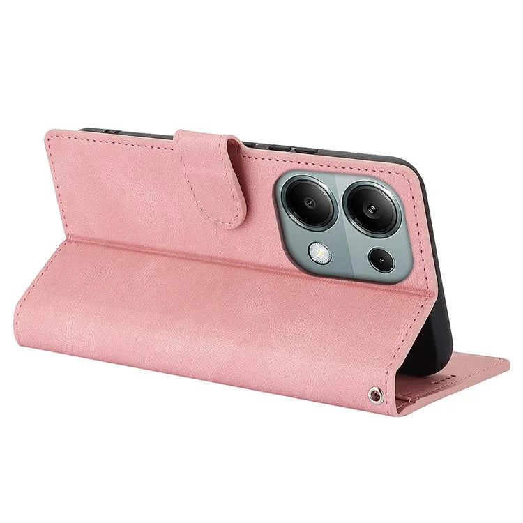 For Xiaomi Redmi Note 13 Pro 4G / Poco M6 Pro 4G Case Magnetic Clasp Card Holder Stand Phone Shell