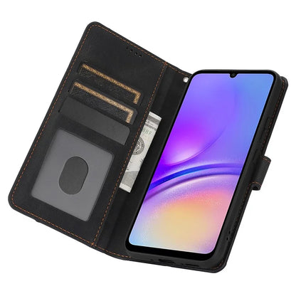 For Samsung Galaxy A05 4G Cases Shock Absorbing Leather Folio Wallet Phone Case