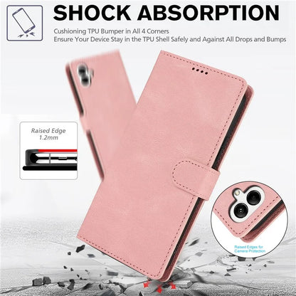 For Samsung Galaxy A05 4G Cases Shock Absorbing Leather Folio Wallet Phone Case