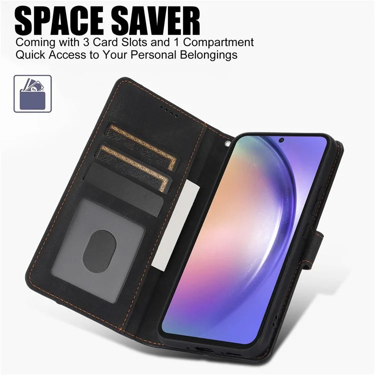 For Samsung Galaxy A05s 4G Wallet Phone Cases Shock Absorbing Leather Flip Cover