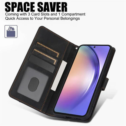 For Samsung Galaxy A05s 4G Wallet Phone Cases Shock Absorbing Leather Flip Cover