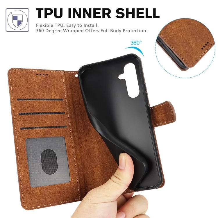 For Samsung Galaxy A05s 4G Wallet Phone Cases Shock Absorbing Leather Flip Cover