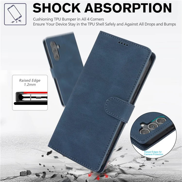 For Samsung Galaxy A05s 4G Wallet Phone Cases Shock Absorbing Leather Flip Cover