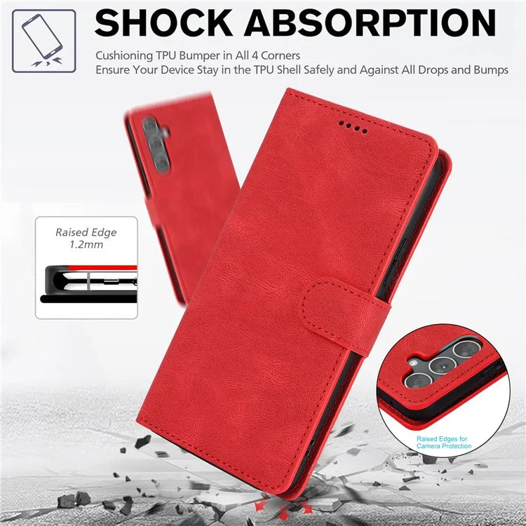 For Samsung Galaxy A05s 4G Wallet Phone Cases Shock Absorbing Leather Flip Cover