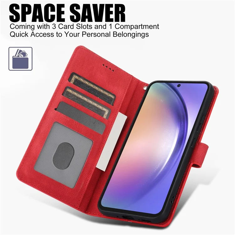 For Samsung Galaxy A05s 4G Wallet Phone Cases Shock Absorbing Leather Flip Cover