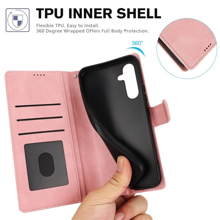 For Samsung Galaxy A05s 4G Wallet Phone Cases Shock Absorbing Leather Flip Cover
