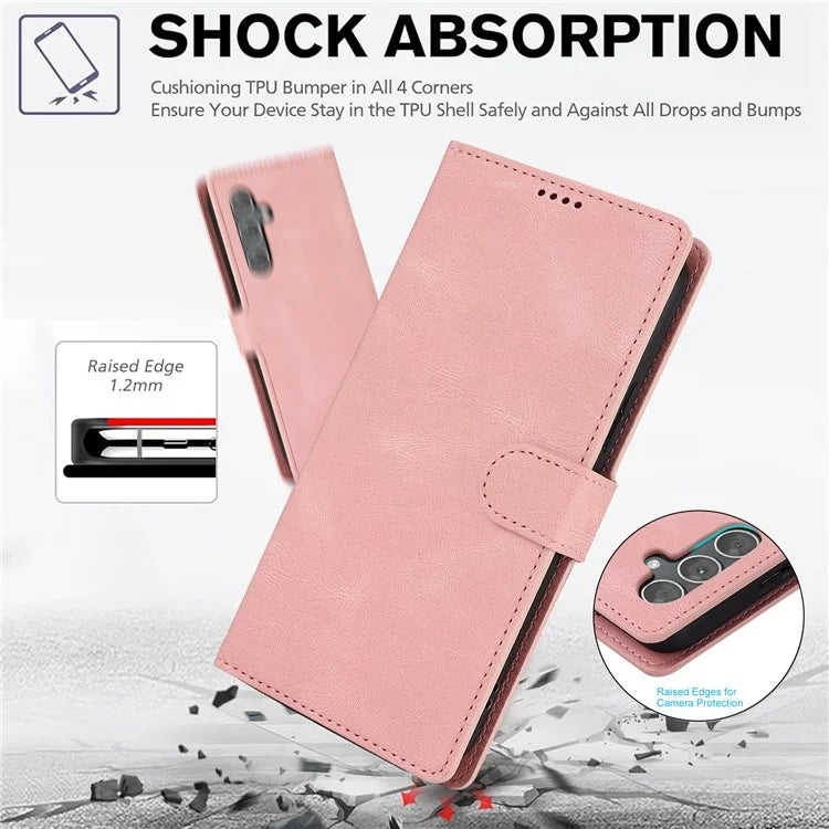 For Samsung Galaxy A05s 4G Wallet Phone Cases Shock Absorbing Leather Flip Cover