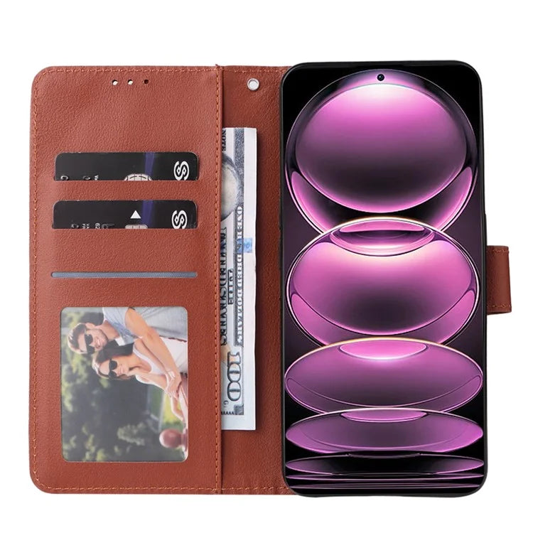 For Xiaomi Redmi Note 12 Pro 5G / Redmi Note 12 Pro Speed 5G / Poco X5 Pro 5G Wallet Case Leather Scratch-proof Stand Cover