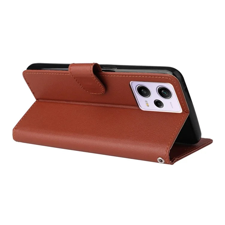For Xiaomi Redmi Note 12 Pro 5G / Redmi Note 12 Pro Speed 5G / Poco X5 Pro 5G Wallet Case Leather Scratch-proof Stand Cover