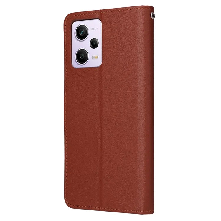 For Xiaomi Redmi Note 12 Pro 5G / Redmi Note 12 Pro Speed 5G / Poco X5 Pro 5G Wallet Case Leather Scratch-proof Stand Cover