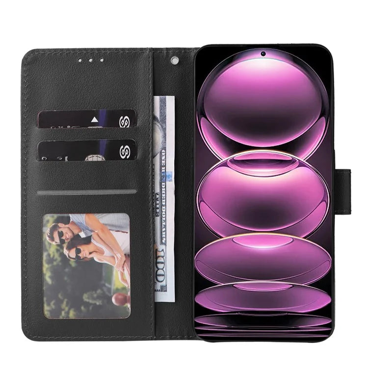 For Xiaomi Redmi Note 12 Pro 5G / Redmi Note 12 Pro Speed 5G / Poco X5 Pro 5G Wallet Case Leather Scratch-proof Stand Cover