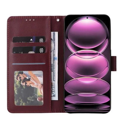 For Xiaomi Redmi Note 12 Pro 5G / Redmi Note 12 Pro Speed 5G / Poco X5 Pro 5G Wallet Case Leather Scratch-proof Stand Cover
