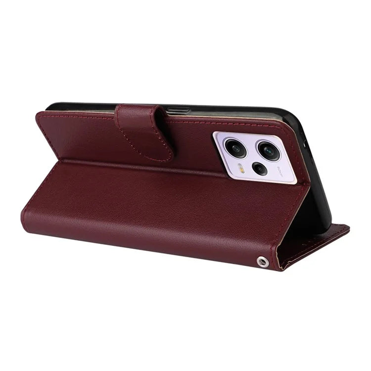 For Xiaomi Redmi Note 12 Pro 5G / Redmi Note 12 Pro Speed 5G / Poco X5 Pro 5G Wallet Case Leather Scratch-proof Stand Cover