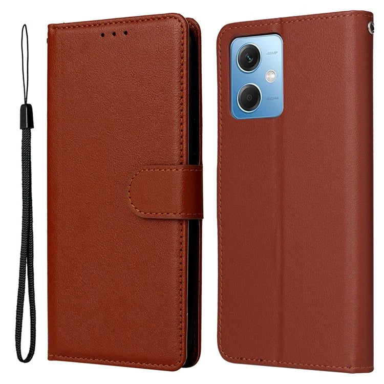 For Xiaomi Redmi Note 12 5G (Global) (India) (China) / Poco X5 5G Phone Case PU Leather Wallet Stand Cover