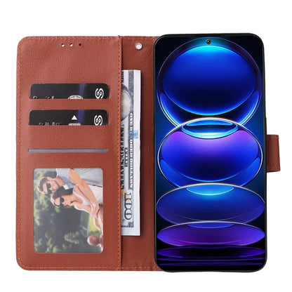 For Xiaomi Redmi Note 12 5G (Global) (India) (China) / Poco X5 5G Phone Case PU Leather Wallet Stand Cover
